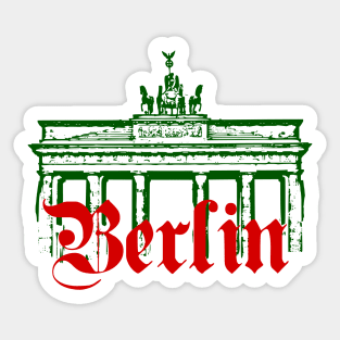 Berlin Germany Travel - Brandenburg Gate Berlin Germany Famous Landmark History Sticker